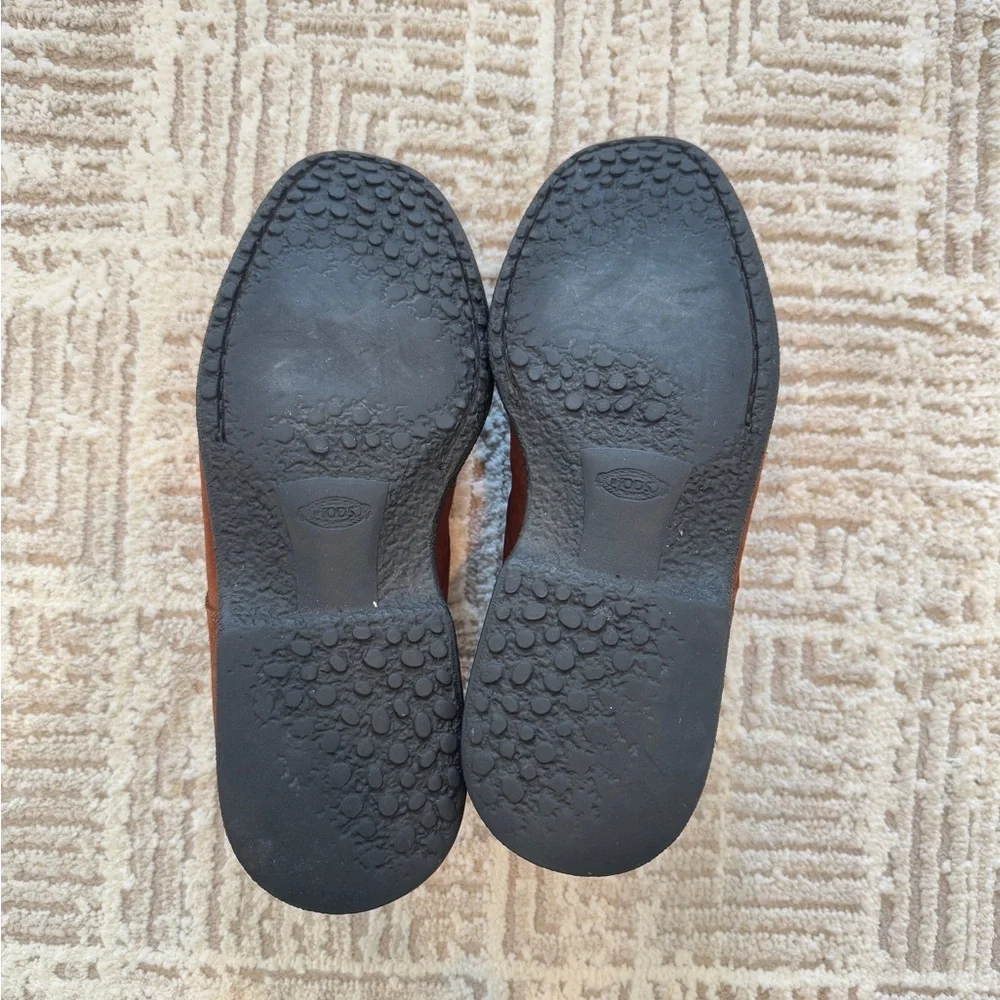 Tod's Men’s Derby Loafers‎ Suede Leather Lace up Size 7.5
